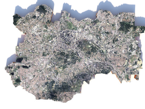 Kuala Lumpur Terrain city Malaysia 3D Model