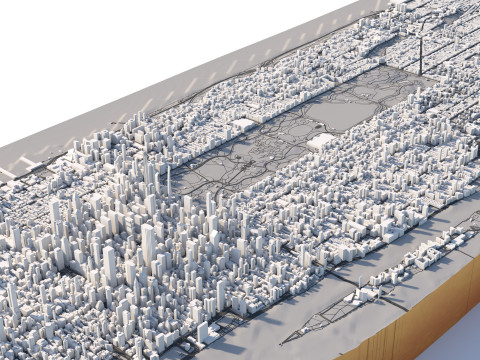 Manhattan in New York USA 3Dモデル