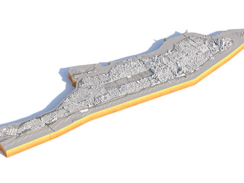 Manhattan in New York USA 3Dモデル