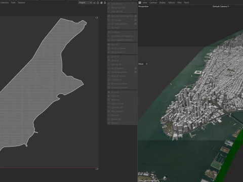 Manhattan in New York USA 3D Model