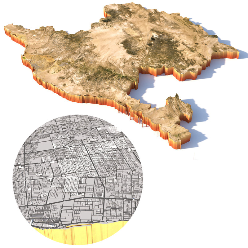 Mecca Saudi Arabia 3D Model .c4d .max .obj .3ds .fbx .stl .blend 