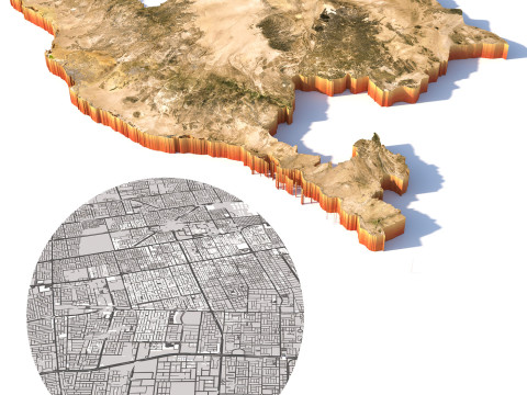 Mecca Saudi Arabia 3D Model