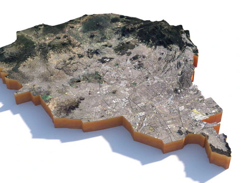 Cidade do M&eacute;xico Modelo 3D