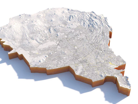 Cidade do M&eacute;xico Modelo 3D