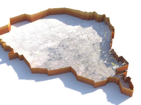 Cidade do M&eacute;xico Modelo 3D