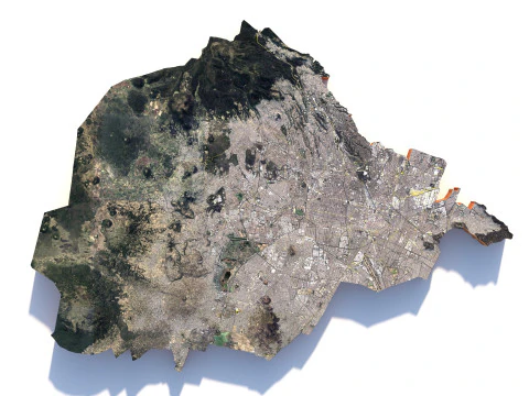 Cidade do M&eacute;xico Modelo 3D