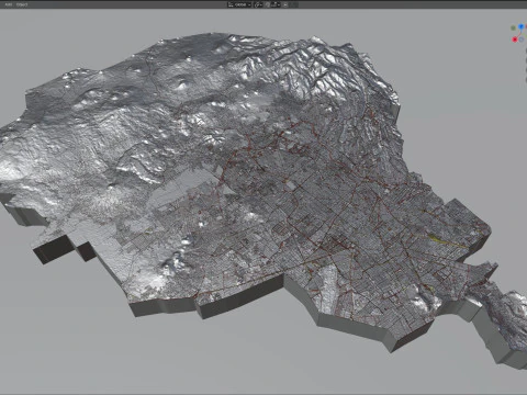 Cidade do M&eacute;xico Modelo 3D