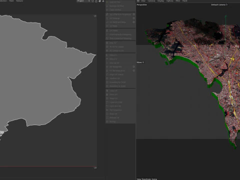 Mumbai Terrain city India 3D Model