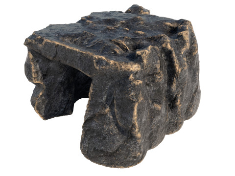 Black rock cave entrance 3D Модель