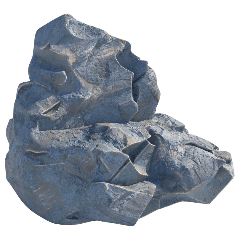 Blue rock 3D मॉडल .c4d .max .obj .3ds .fbx .stl .blend