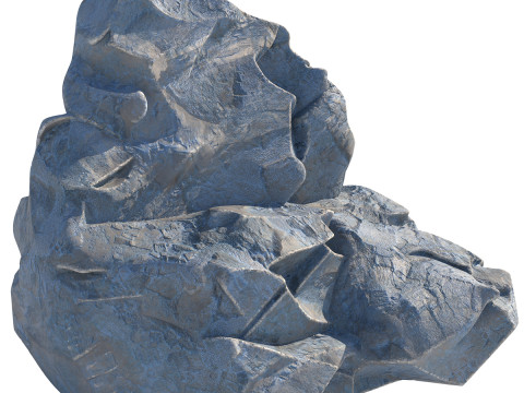 Blue rock Modelo 3D