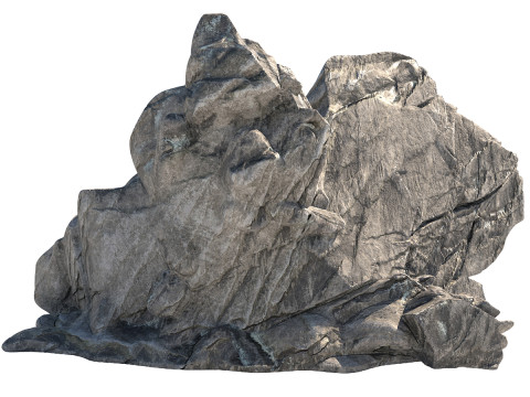 Cliff rock grey Modelo 3D