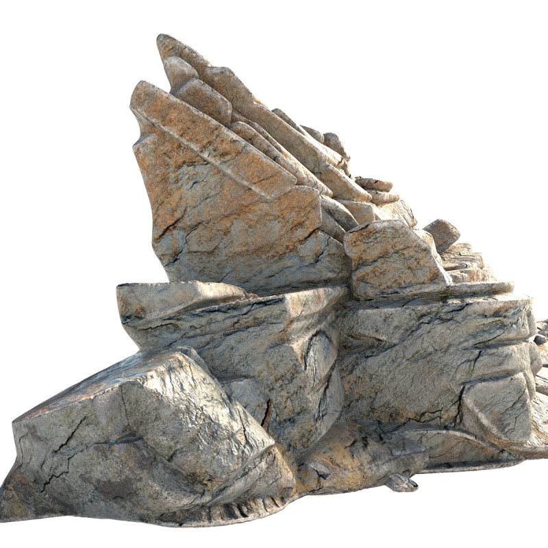 Cliff rock v11 Model 3D .c4d .max .obj .3ds .fbx .stl .blend 