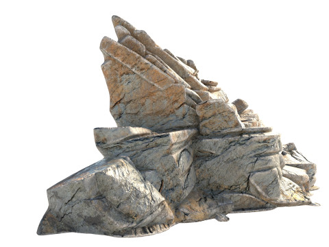 Cliff rock v11 Model 3D