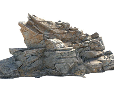 Cliff Rock v11 3D Modell