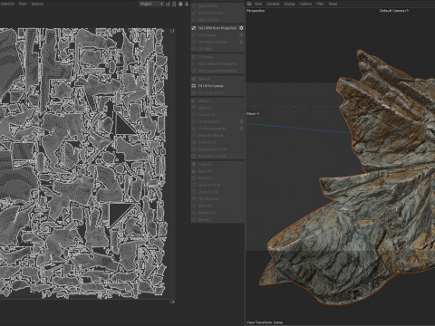 Cliff rock v11 Model 3D