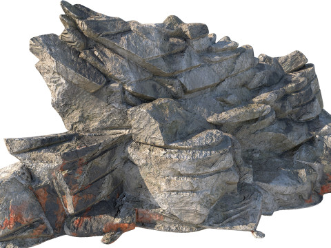 Cliff rock v11c Modelo 3D