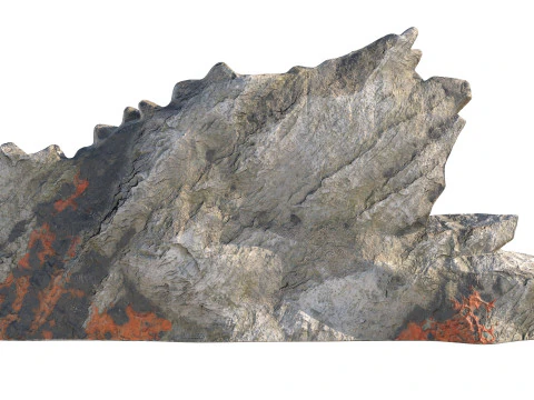 Roccia della scogliera v11c Modello 3D