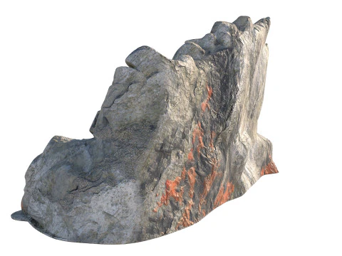 Roccia della scogliera v11c Modello 3D