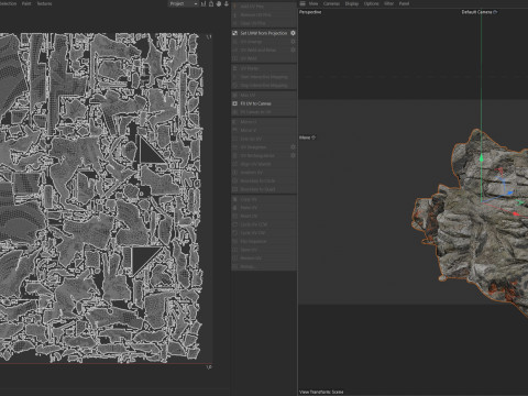 Cliff rock v11c 3D Model