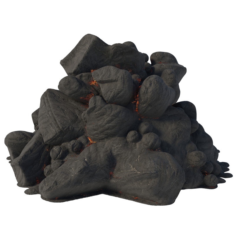 Coal pile Modelo 3D .c4d .max .obj .3ds .fbx .stl .blend
