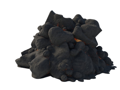 Coal pile Modelo 3D