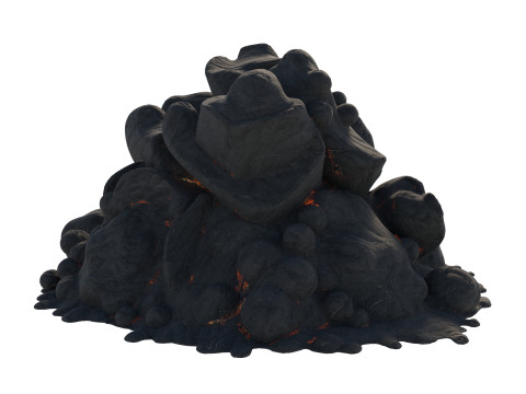 Coal pile Modelo 3D