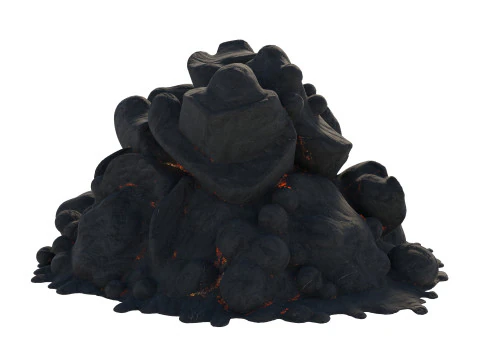 Coal pile 3D Model