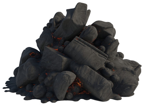 Coal pile Modelo 3D