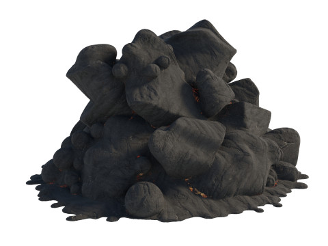 Coal pile Modelo 3D