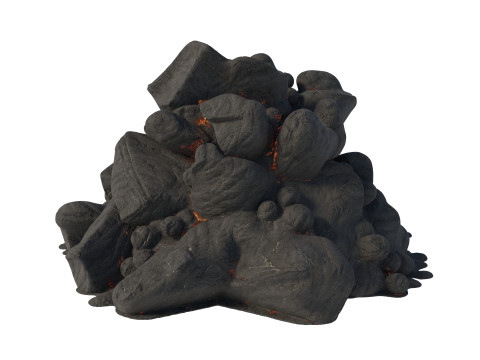 Coal pile Modelo 3D