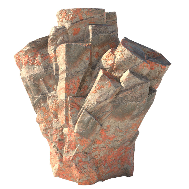 Coral rock 3D Model .c4d .max .obj .3ds .fbx .stl .blend 