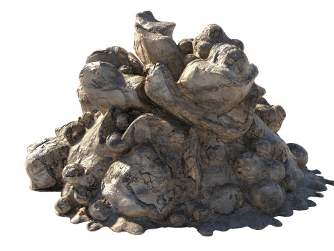 Dirt rock pile 3D Model
