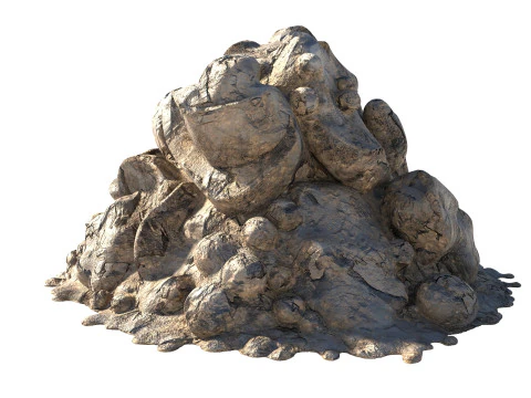 Dirt rock pile 3D Model