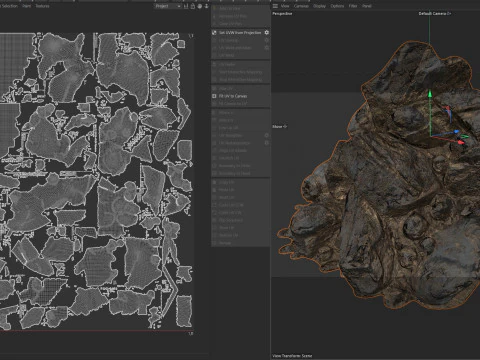 Dirt rock pile 3D Model