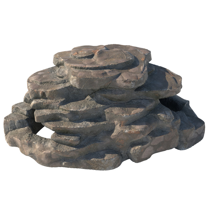 Dirt step rock 3D Modell .c4d .max .obj .3ds .fbx .stl .blend