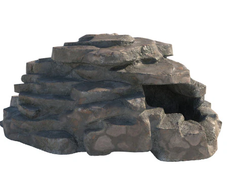 Dirt step rock 3D Model
