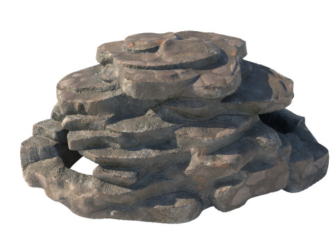 Dirt step rock 3D Modell