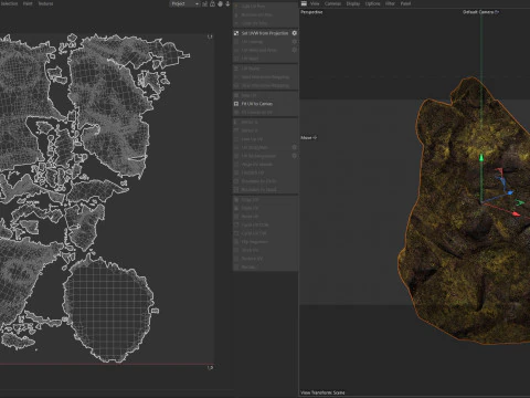 Jungle moss rock 3D Model