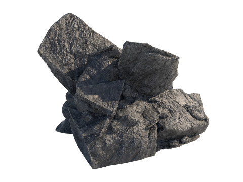 Magma rock 3D Model