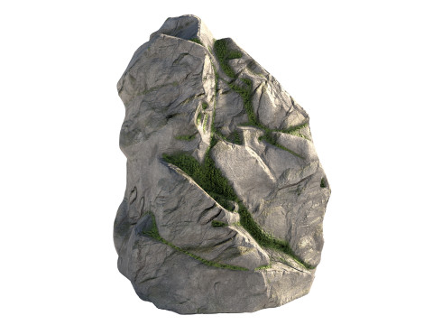 Moss rock Model 3D
