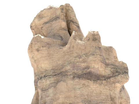 Natural soil sand cliff 3D 模型