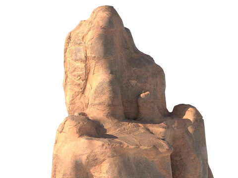Red sand cliff 3D Model
