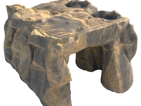 Sand cave entrance 3D मॉडल