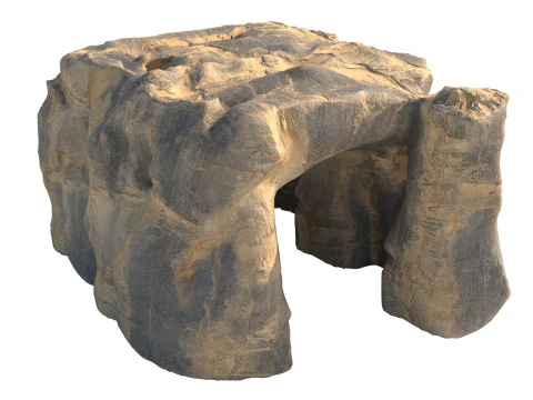 Sand cave entrance 3D Model