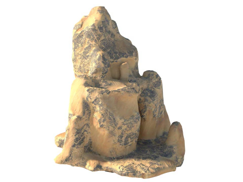 Scogliera di sabbia Modello 3D