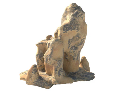 Scogliera di sabbia Modello 3D