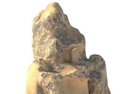 Scogliera di sabbia Modello 3D