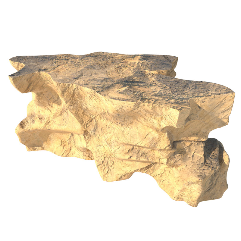 Sand cliff 3D Model .c4d .max .obj .3ds .fbx .stl .blend 