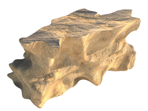 Sand cliff 3D Model